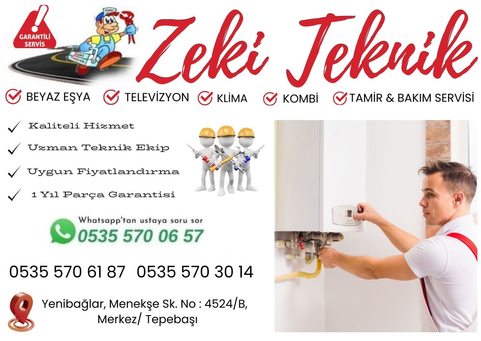 Tepebaşı Kombi Bakımı